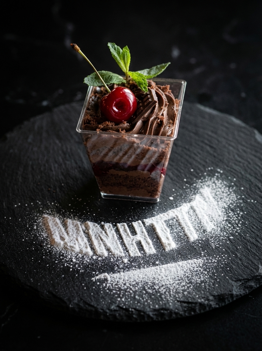 Трайфл вишня в шоколаде